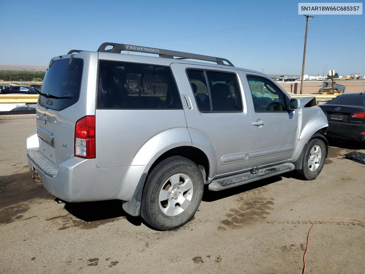 2006 Nissan Pathfinder Le VIN: 5N1AR18W66C685357 Lot: 73201494