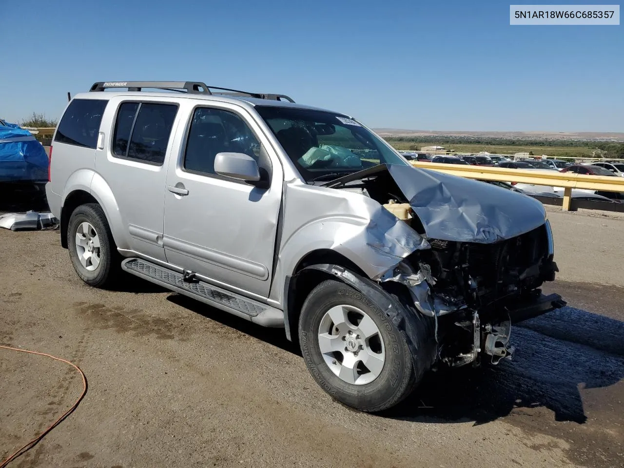 2006 Nissan Pathfinder Le VIN: 5N1AR18W66C685357 Lot: 73201494