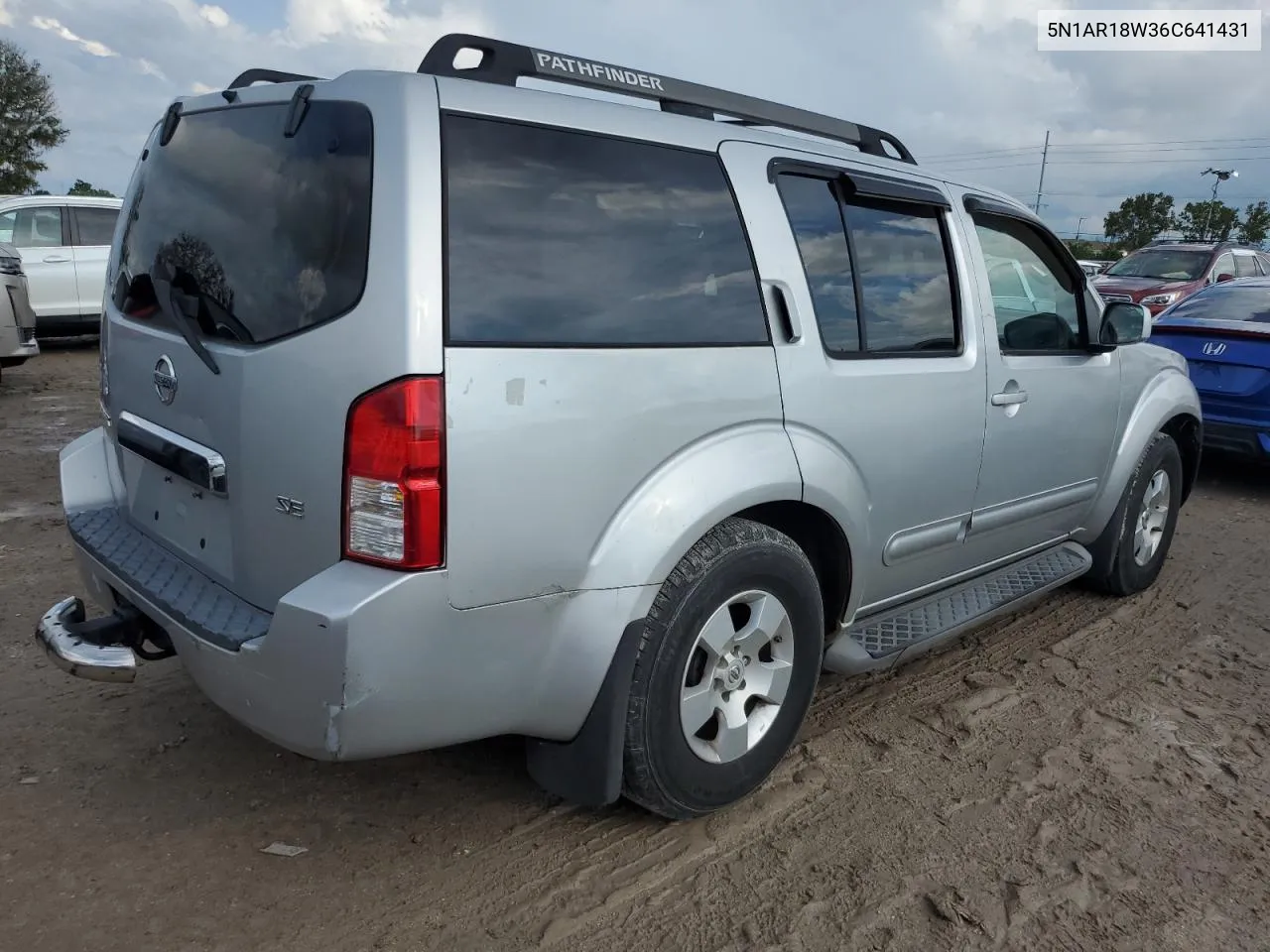 2006 Nissan Pathfinder Le VIN: 5N1AR18W36C641431 Lot: 74326894