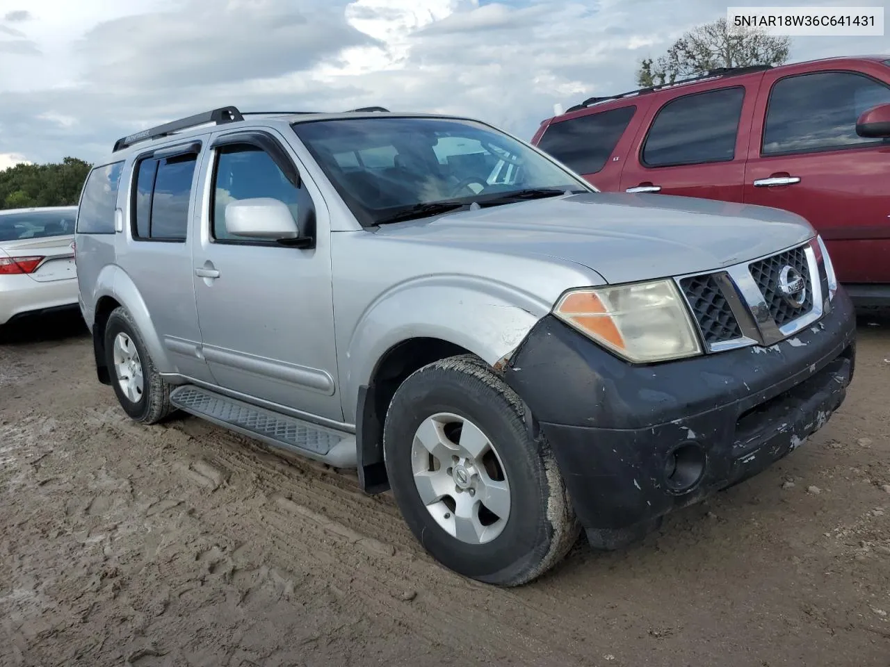 2006 Nissan Pathfinder Le VIN: 5N1AR18W36C641431 Lot: 74326894