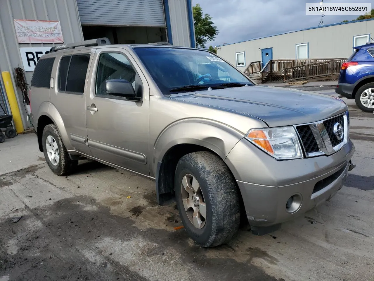 2006 Nissan Pathfinder Le VIN: 5N1AR18W46C652891 Lot: 75093424