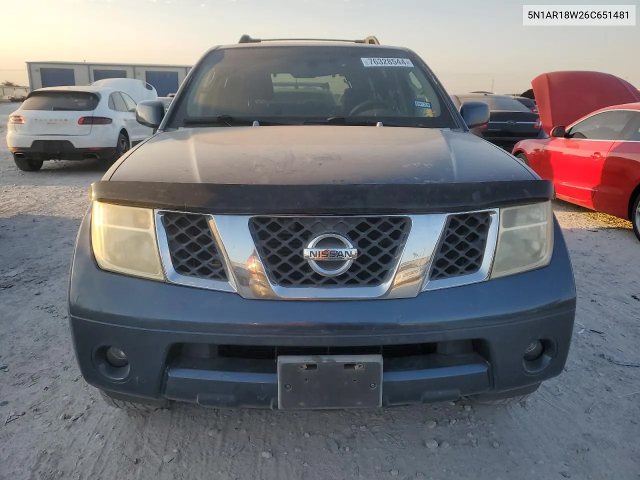 2006 Nissan Pathfinder Le VIN: 5N1AR18W26C651481 Lot: 76328544