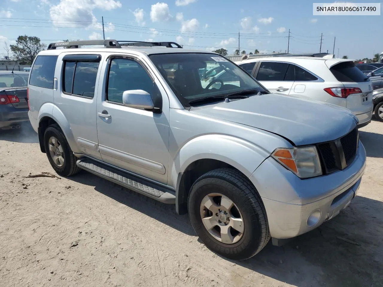 2006 Nissan Pathfinder Le VIN: 5N1AR18U06C617490 Lot: 76411664