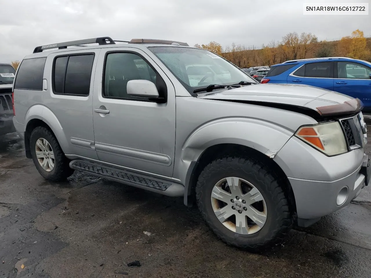 2006 Nissan Pathfinder Le VIN: 5N1AR18W16C612722 Lot: 77662474