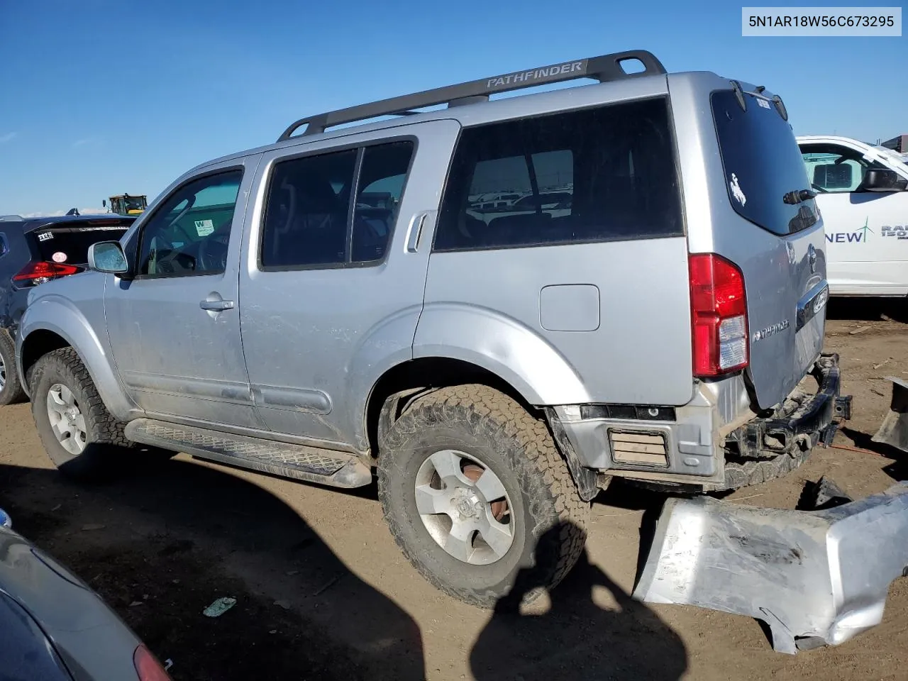 2006 Nissan Pathfinder Le VIN: 5N1AR18W56C673295 Lot: 77905674