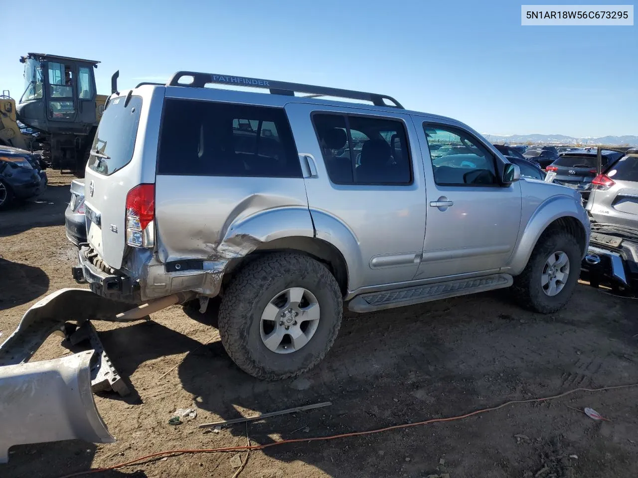 2006 Nissan Pathfinder Le VIN: 5N1AR18W56C673295 Lot: 77905674