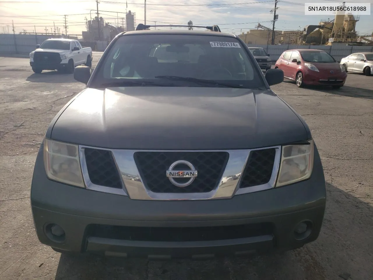 2006 Nissan Pathfinder Le VIN: 5N1AR18U56C618988 Lot: 77989174