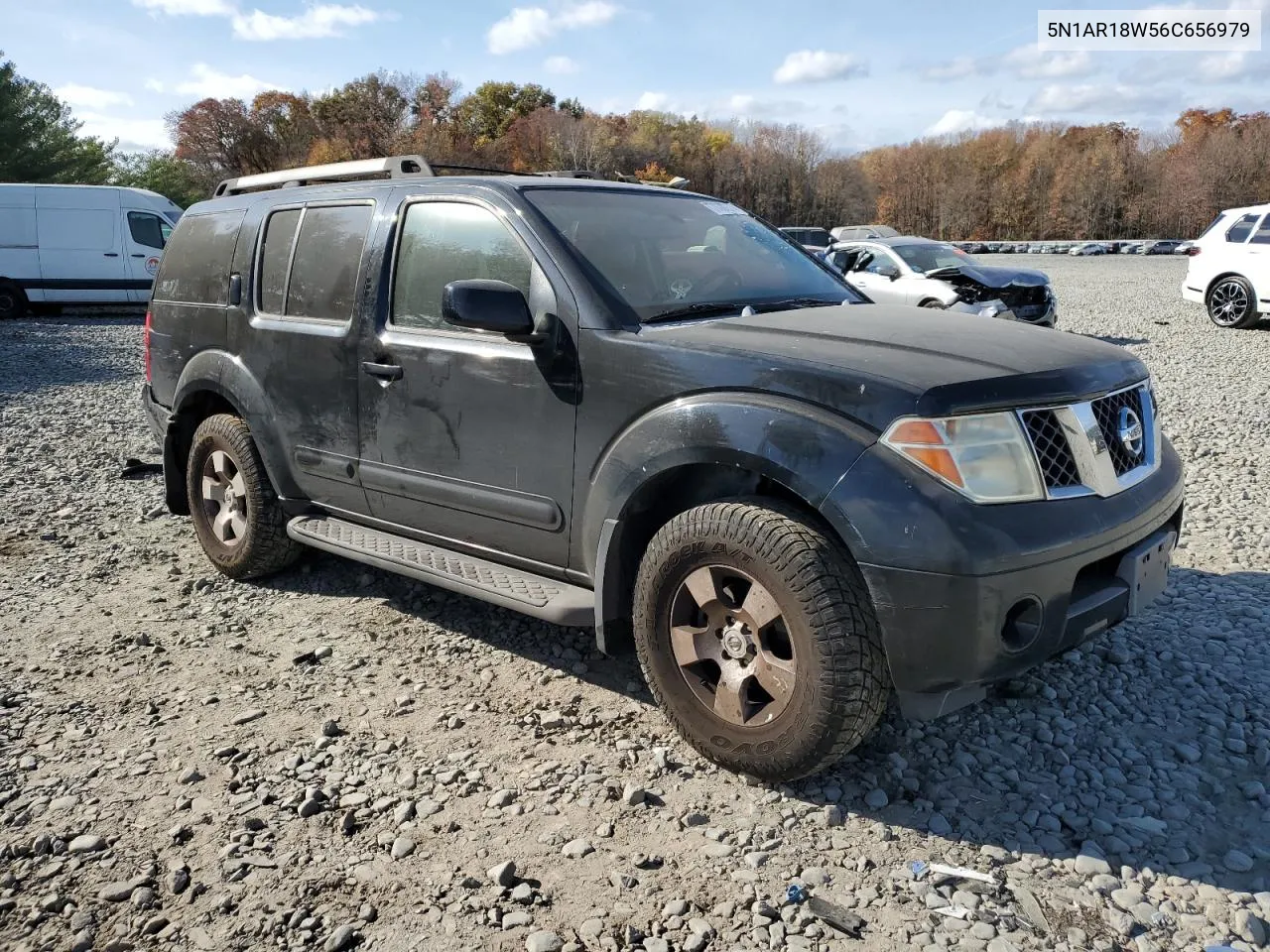 2006 Nissan Pathfinder Le VIN: 5N1AR18W56C656979 Lot: 78389374