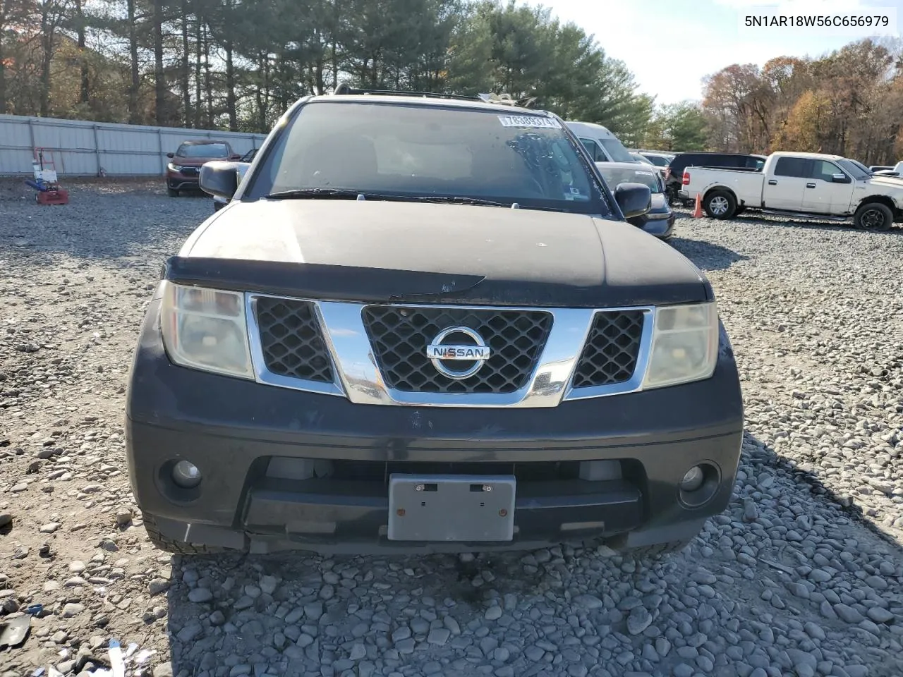 2006 Nissan Pathfinder Le VIN: 5N1AR18W56C656979 Lot: 78389374