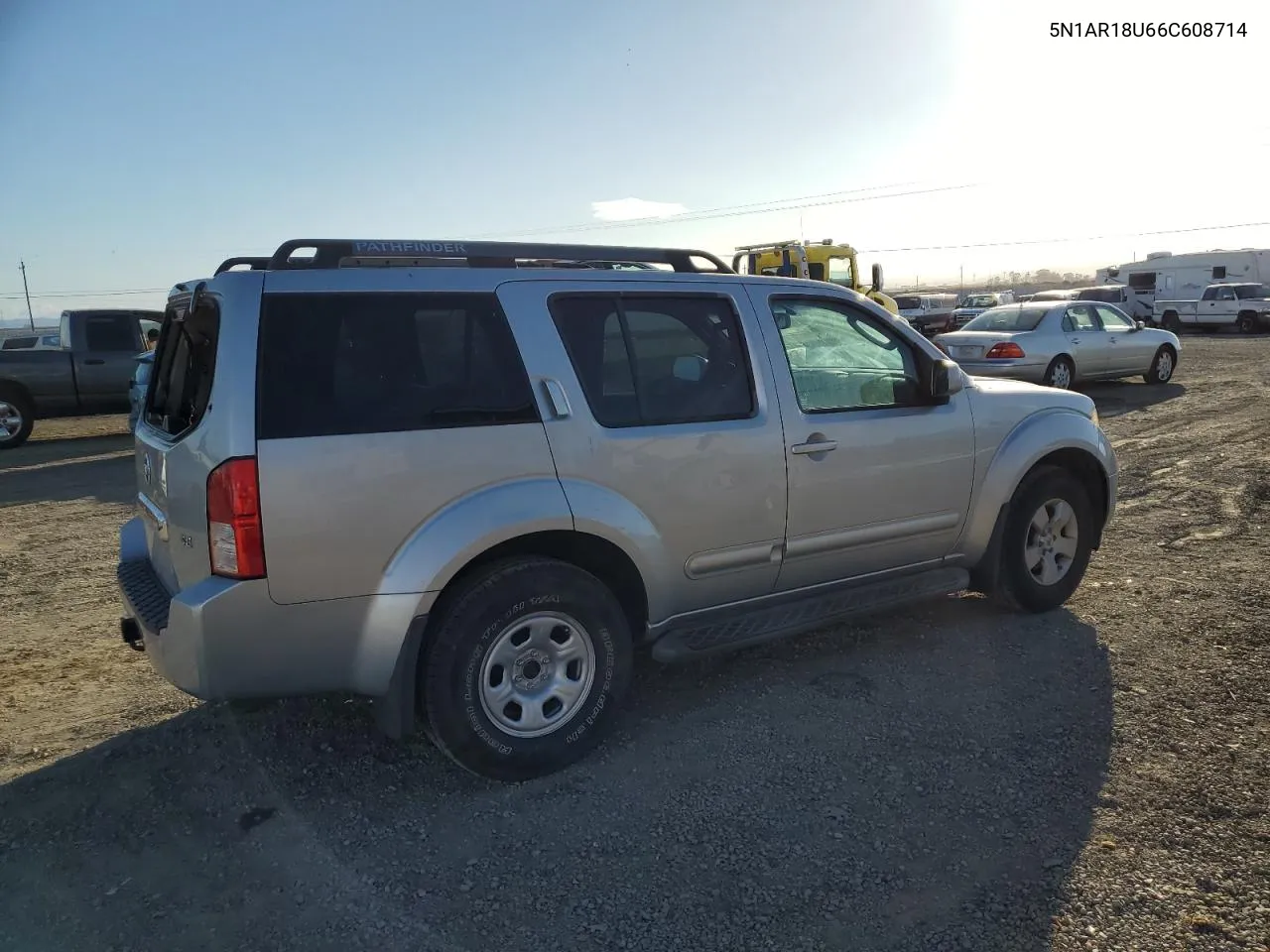 2006 Nissan Pathfinder Le VIN: 5N1AR18U66C608714 Lot: 78500504