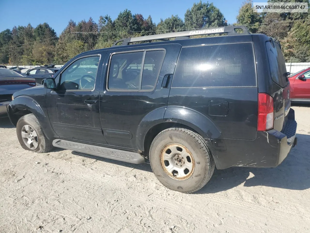 2006 Nissan Pathfinder Le VIN: 5N1AR18W46C638747 Lot: 78595244