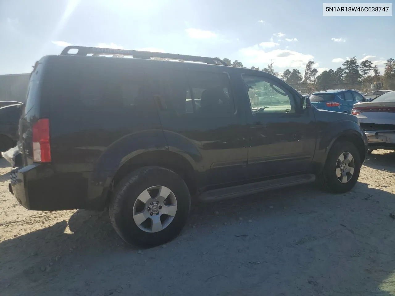 2006 Nissan Pathfinder Le VIN: 5N1AR18W46C638747 Lot: 78595244