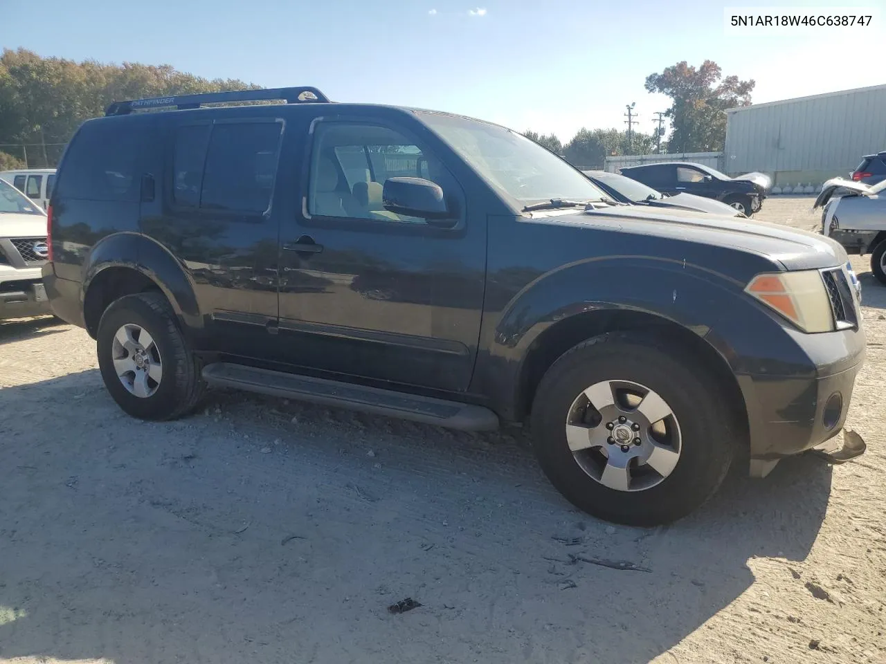 2006 Nissan Pathfinder Le VIN: 5N1AR18W46C638747 Lot: 78595244