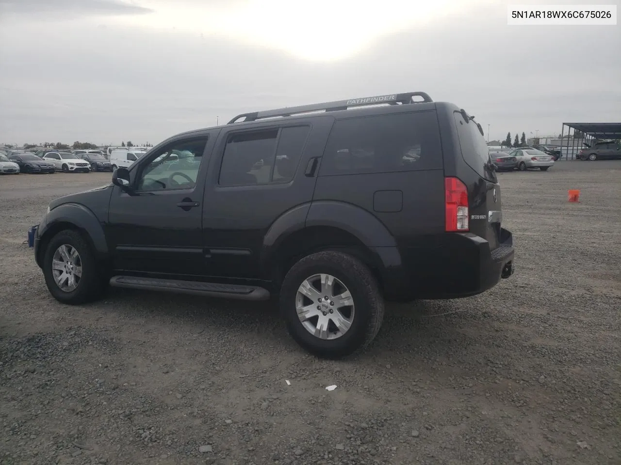 2006 Nissan Pathfinder Le VIN: 5N1AR18WX6C675026 Lot: 79063484