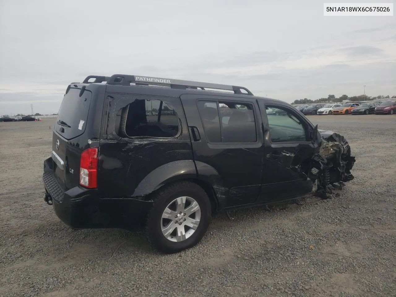 2006 Nissan Pathfinder Le VIN: 5N1AR18WX6C675026 Lot: 79063484