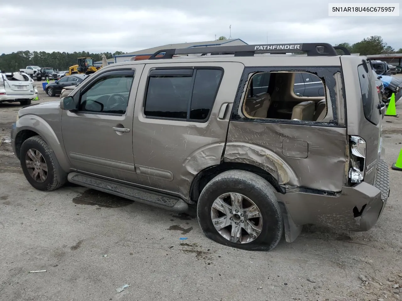 2006 Nissan Pathfinder Le VIN: 5N1AR18U46C675957 Lot: 79306894