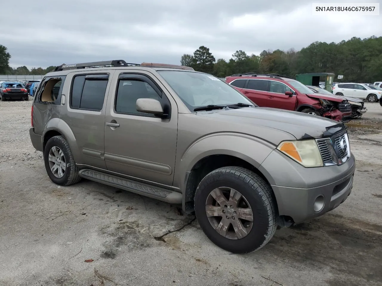 2006 Nissan Pathfinder Le VIN: 5N1AR18U46C675957 Lot: 79306894