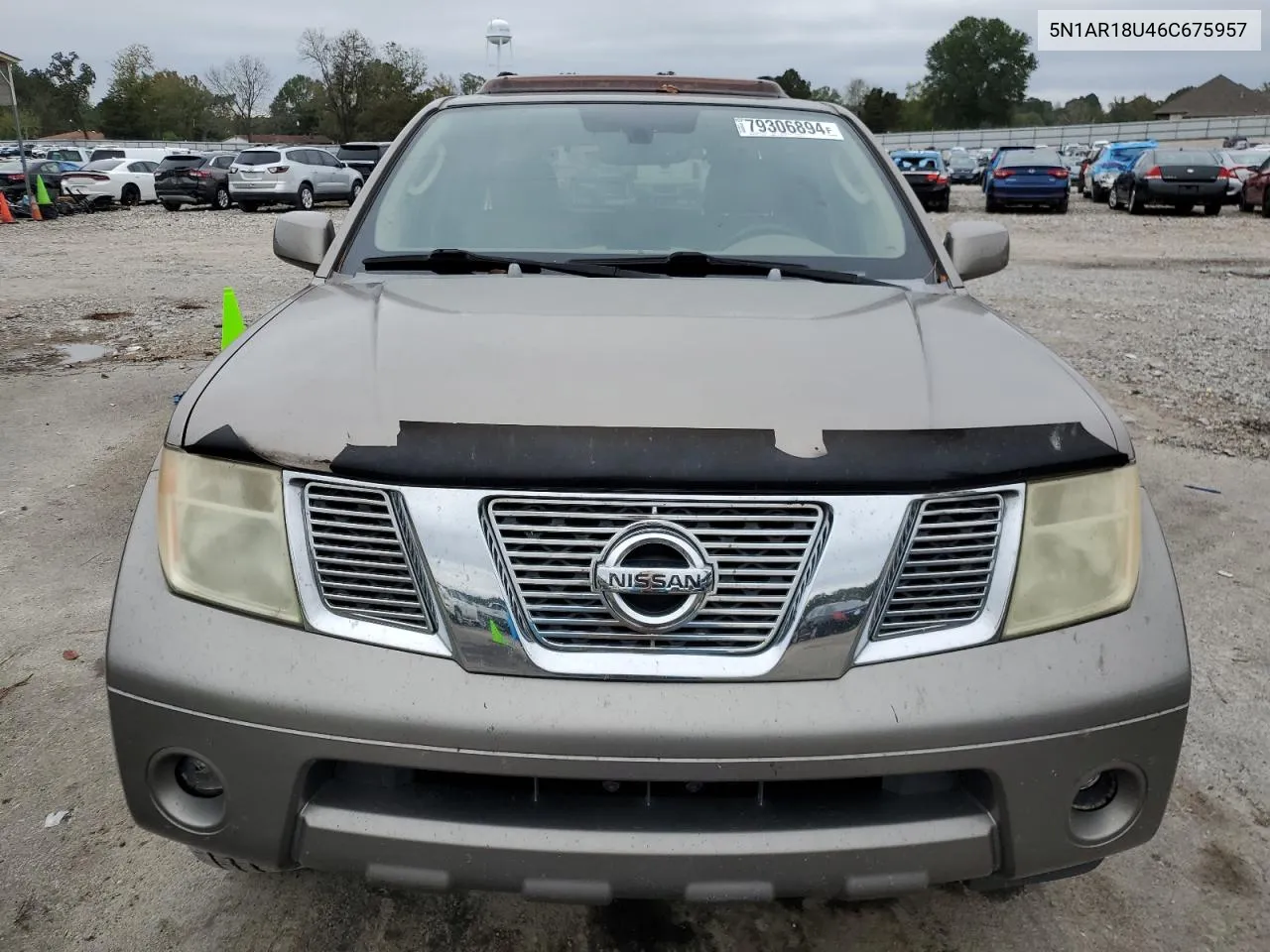 2006 Nissan Pathfinder Le VIN: 5N1AR18U46C675957 Lot: 79306894