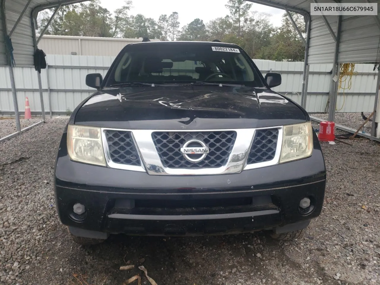 2006 Nissan Pathfinder Le VIN: 5N1AR18U66C679945 Lot: 80022184