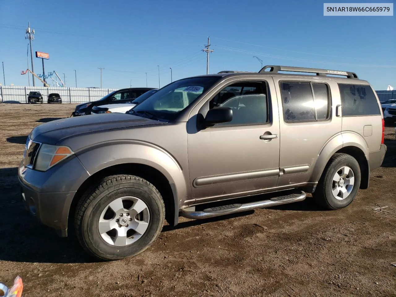 2006 Nissan Pathfinder Le VIN: 5N1AR18W66C665979 Lot: 80787554