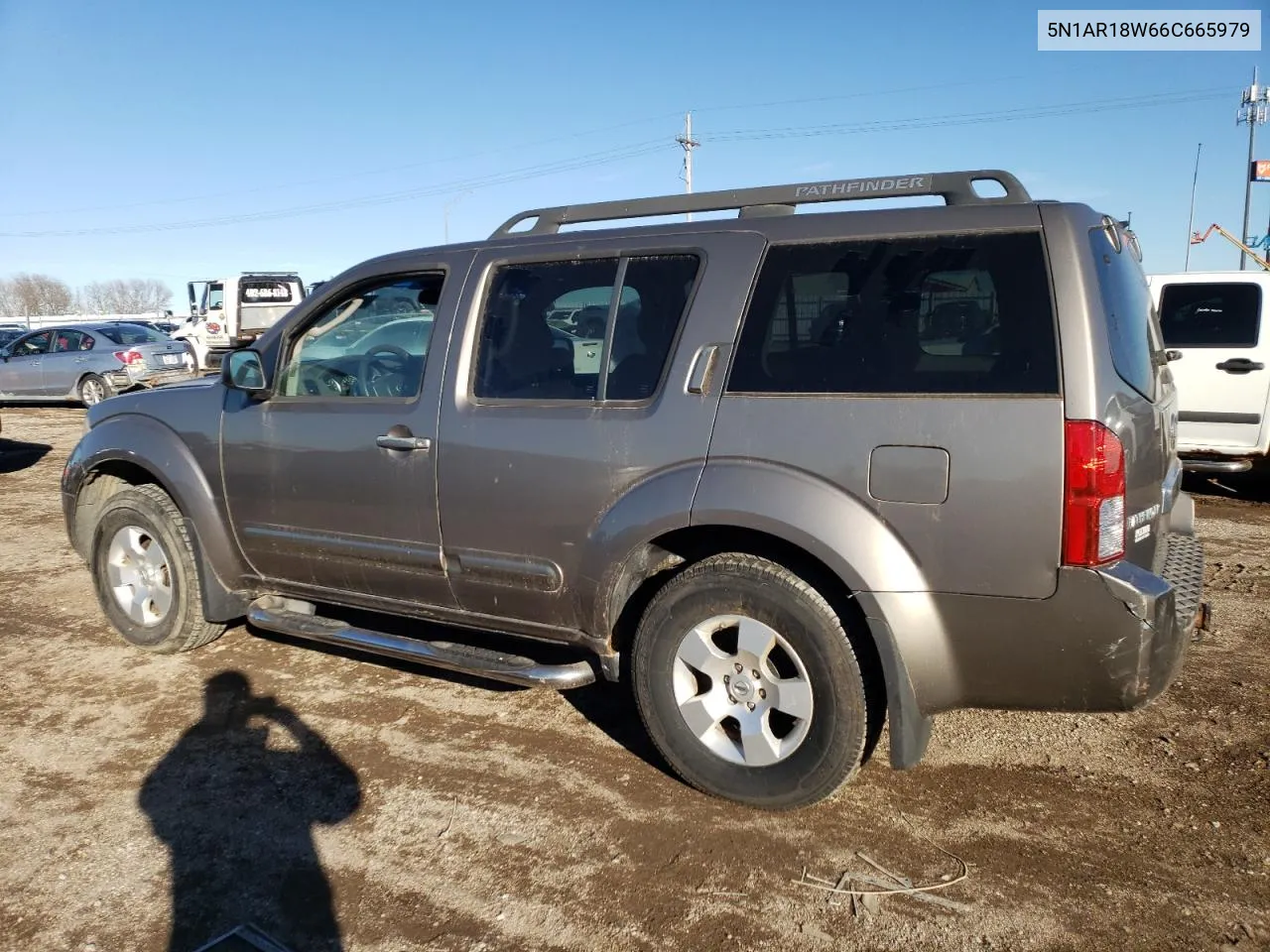 2006 Nissan Pathfinder Le VIN: 5N1AR18W66C665979 Lot: 80787554