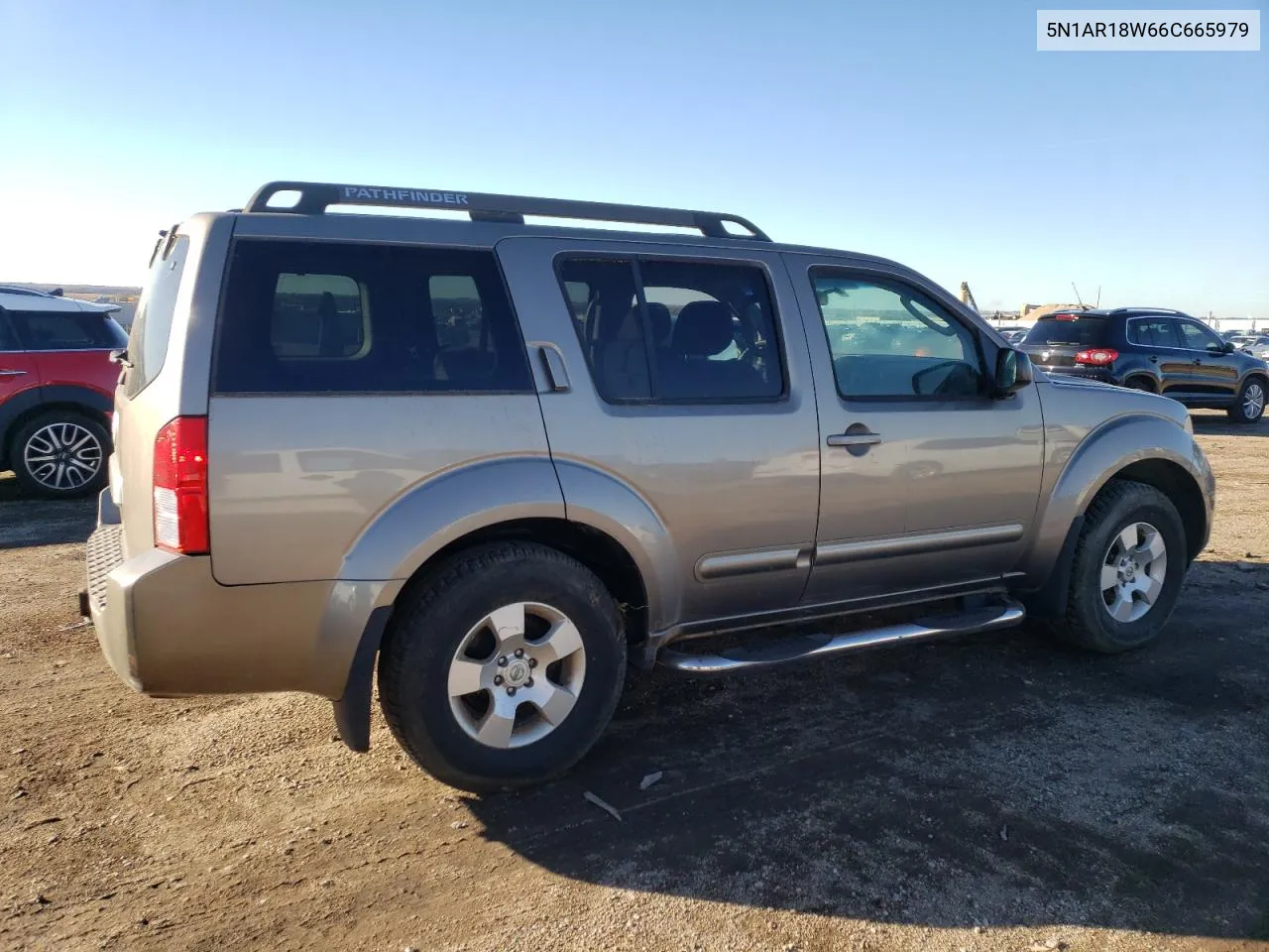 2006 Nissan Pathfinder Le VIN: 5N1AR18W66C665979 Lot: 80787554