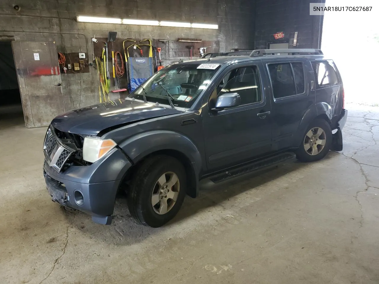 2007 Nissan Pathfinder Le VIN: 5N1AR18U17C627687 Lot: 60222974