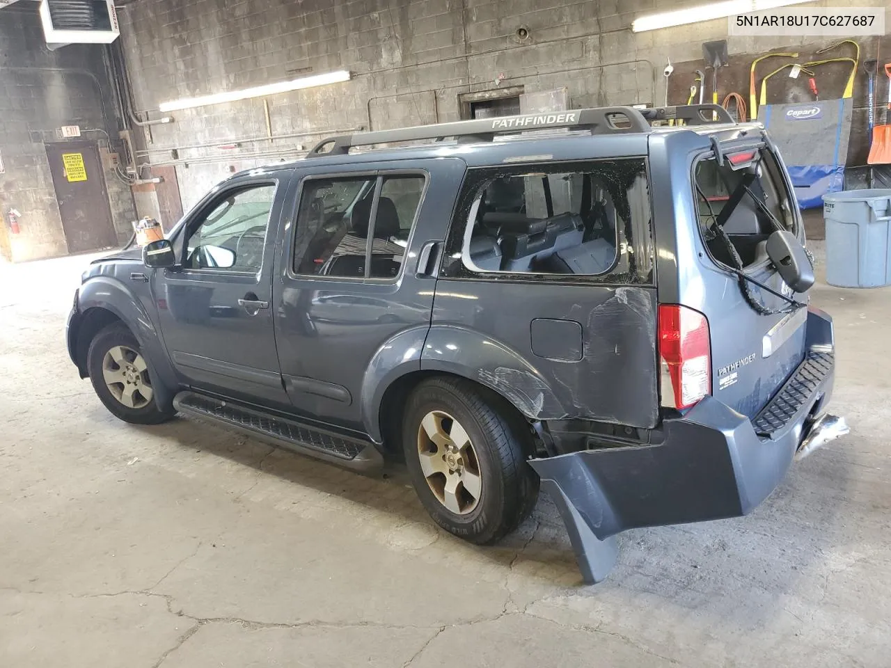 2007 Nissan Pathfinder Le VIN: 5N1AR18U17C627687 Lot: 60222974