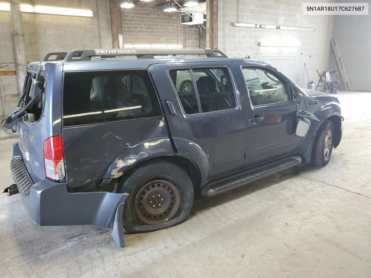 2007 Nissan Pathfinder Le VIN: 5N1AR18U17C627687 Lot: 60222974