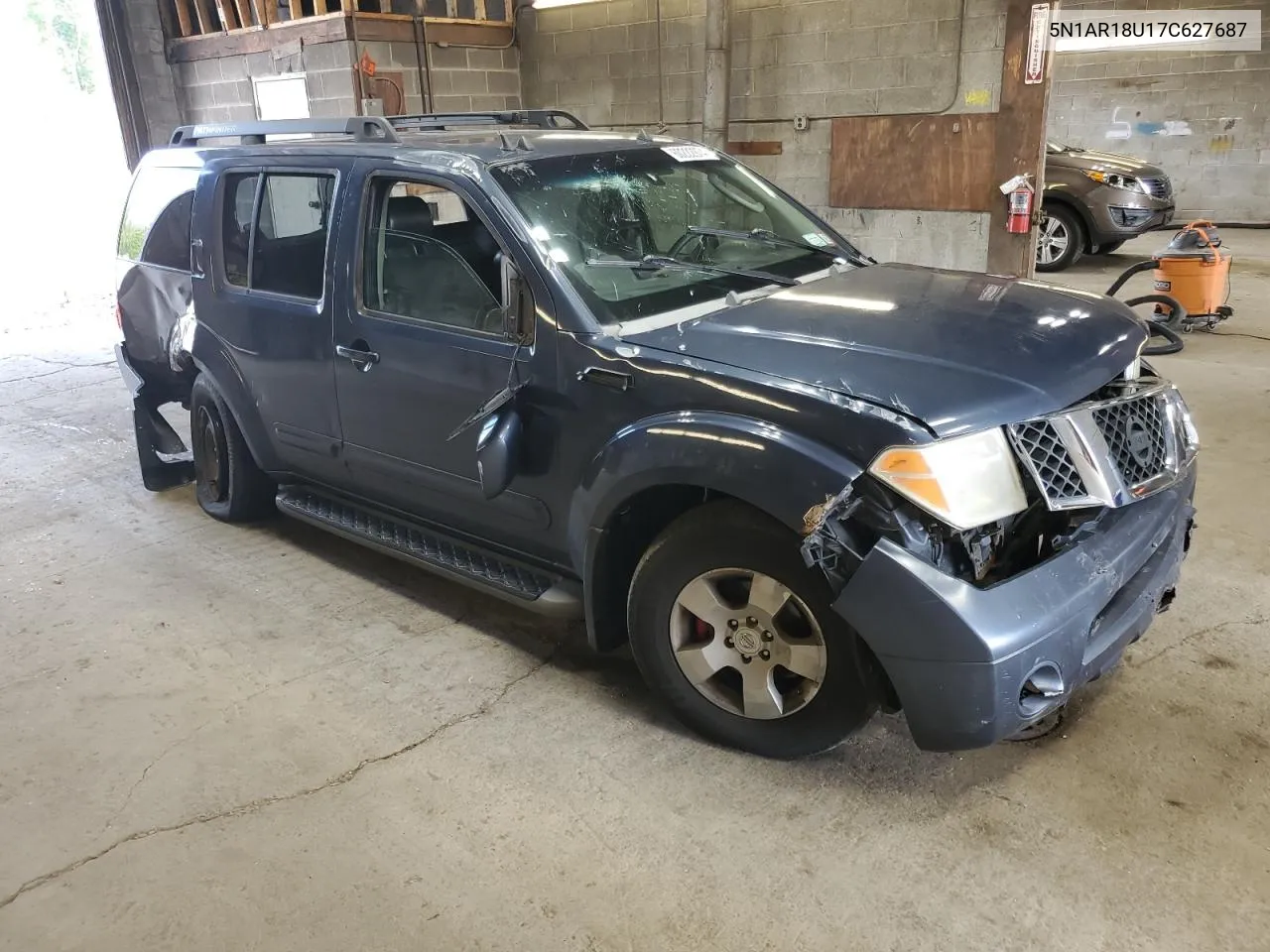 2007 Nissan Pathfinder Le VIN: 5N1AR18U17C627687 Lot: 60222974