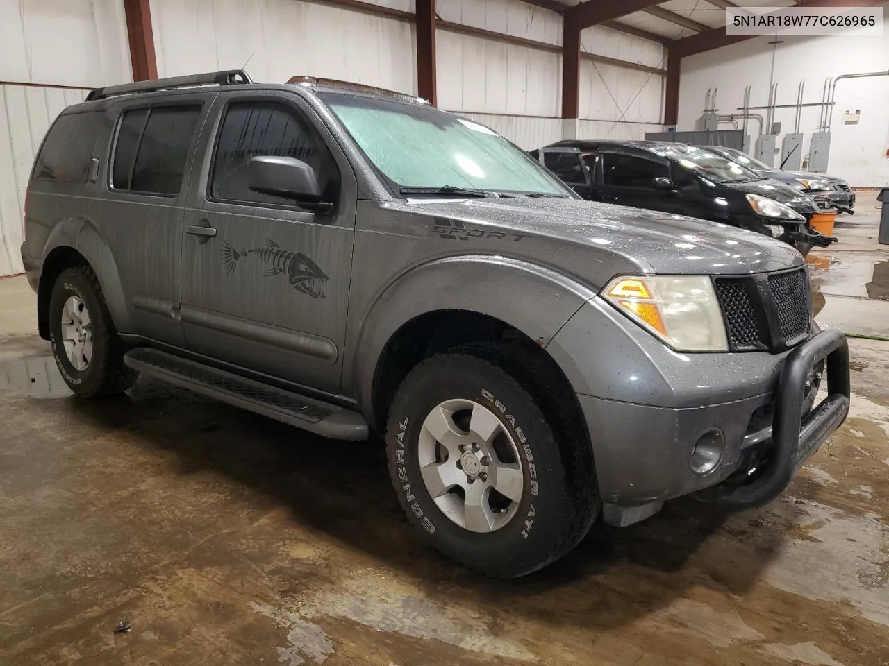 2007 Nissan Pathfinder Le VIN: 5N1AR18W77C626965 Lot: 64382264