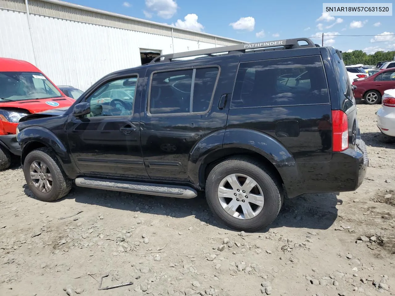 2007 Nissan Pathfinder Le VIN: 5N1AR18W57C631520 Lot: 67721934