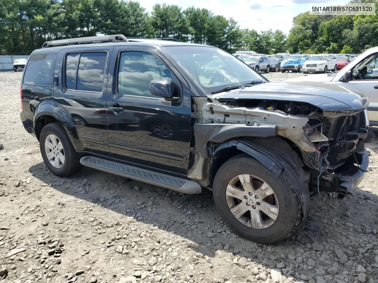 2007 Nissan Pathfinder Le VIN: 5N1AR18W57C631520 Lot: 67721934