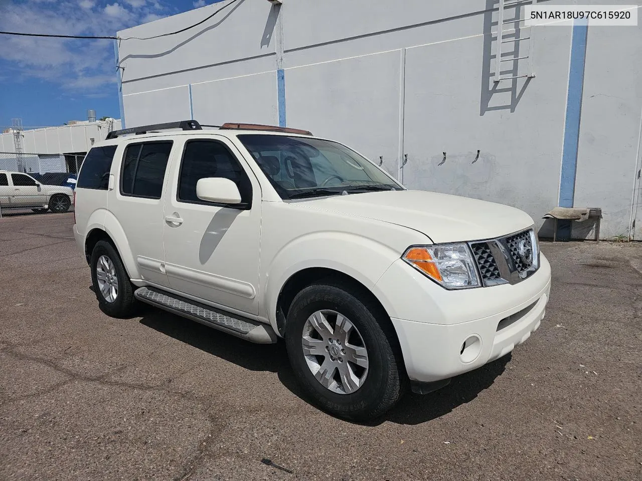 5N1AR18U97C615920 2007 Nissan Pathfinder Le