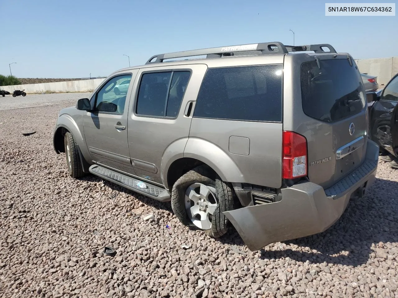 5N1AR18W67C634362 2007 Nissan Pathfinder Le