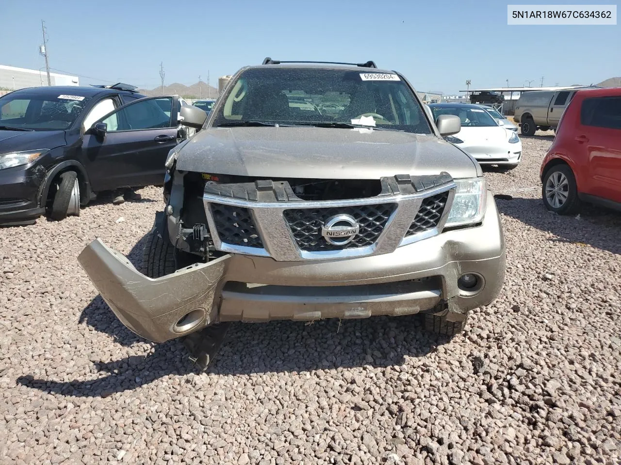 5N1AR18W67C634362 2007 Nissan Pathfinder Le