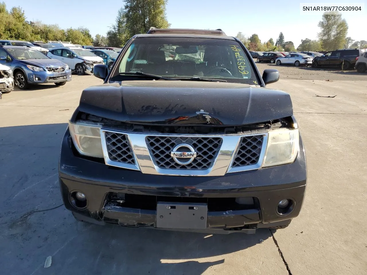 2007 Nissan Pathfinder Le VIN: 5N1AR18W77C630904 Lot: 69537264