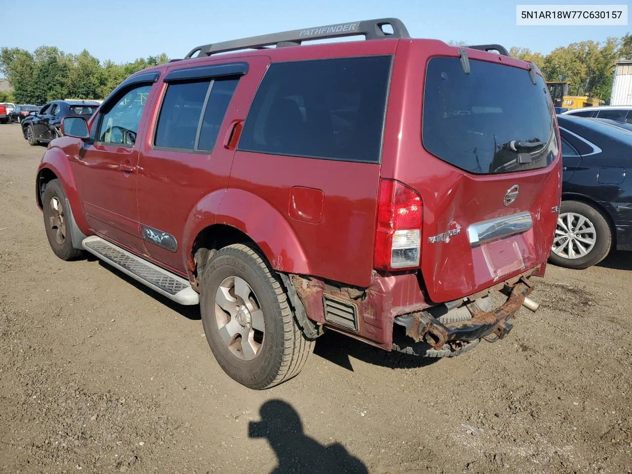 2007 Nissan Pathfinder Le VIN: 5N1AR18W77C630157 Lot: 69791854