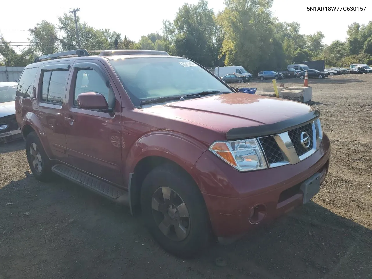 2007 Nissan Pathfinder Le VIN: 5N1AR18W77C630157 Lot: 69791854