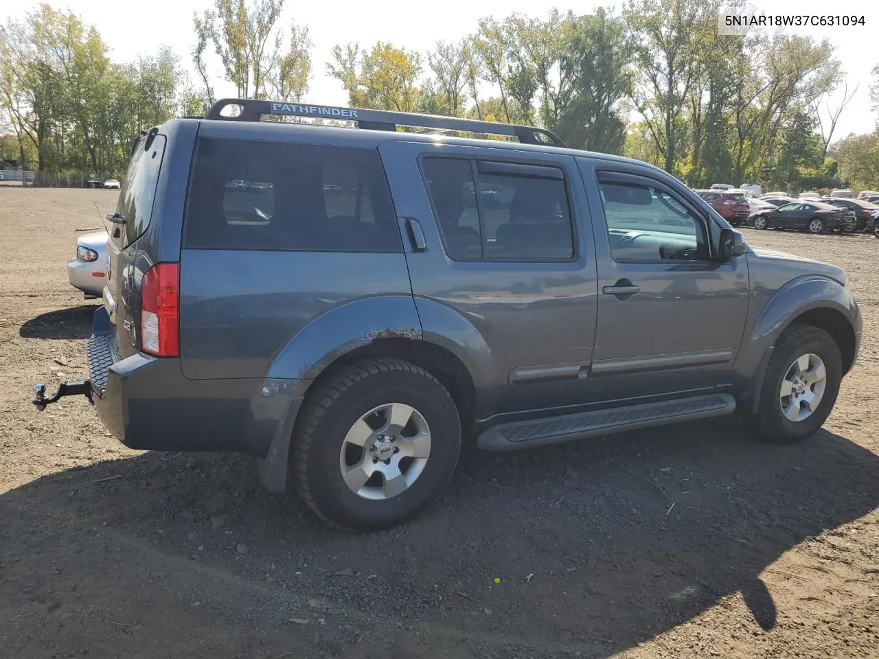 2007 Nissan Pathfinder Le VIN: 5N1AR18W37C631094 Lot: 72424544