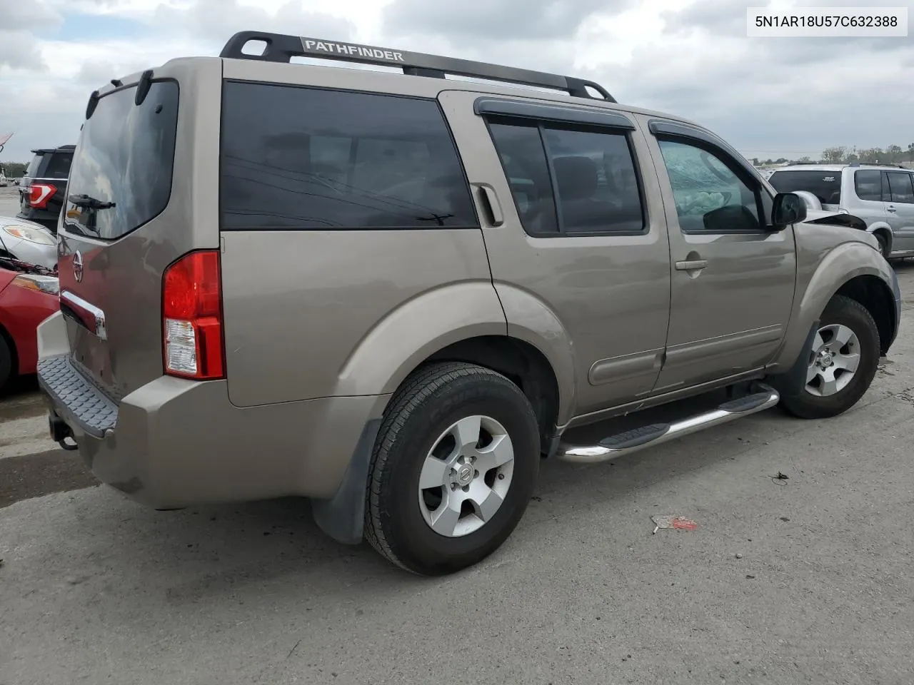 2007 Nissan Pathfinder Le VIN: 5N1AR18U57C632388 Lot: 72929864