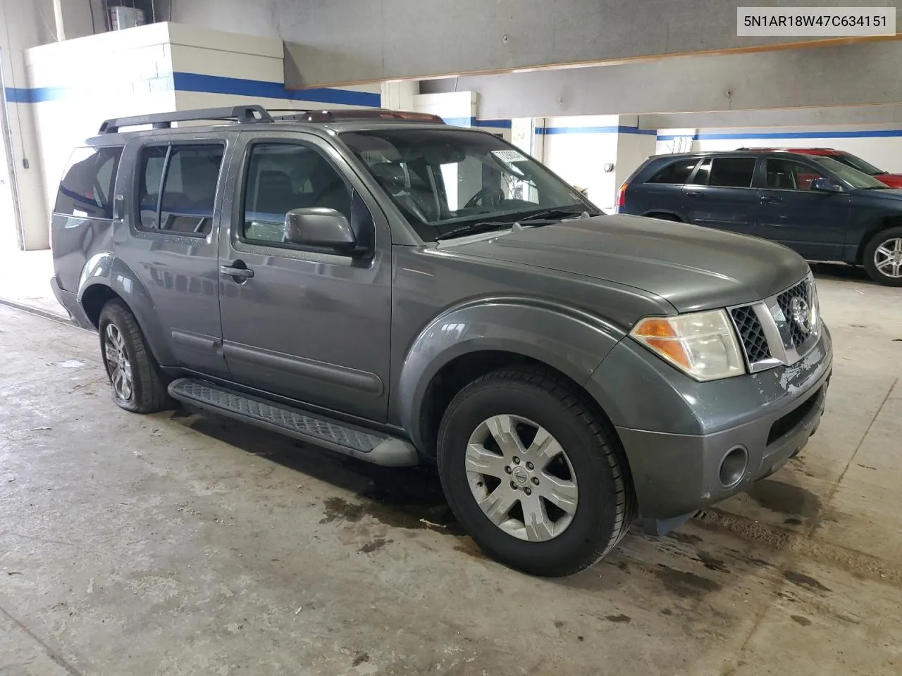 2007 Nissan Pathfinder Le VIN: 5N1AR18W47C634151 Lot: 73296034