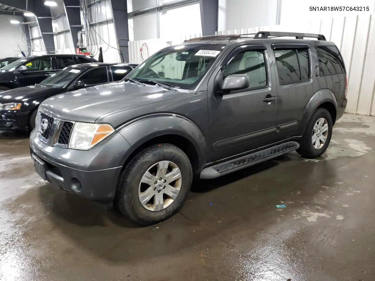 2007 Nissan Pathfinder Le VIN: 5N1AR18W57C643215 Lot: 73506414