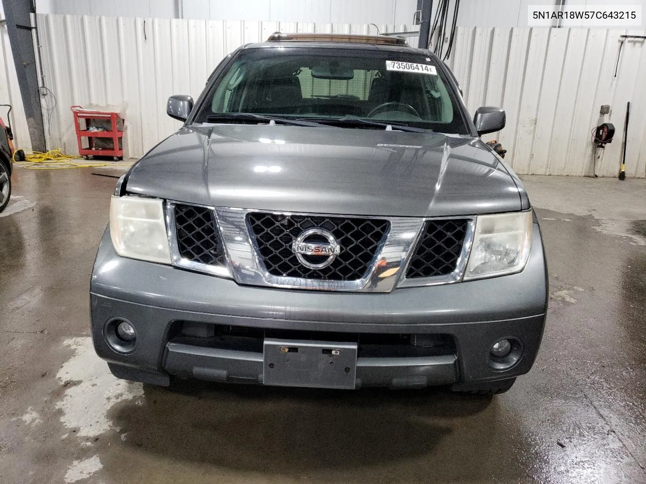 2007 Nissan Pathfinder Le VIN: 5N1AR18W57C643215 Lot: 73506414