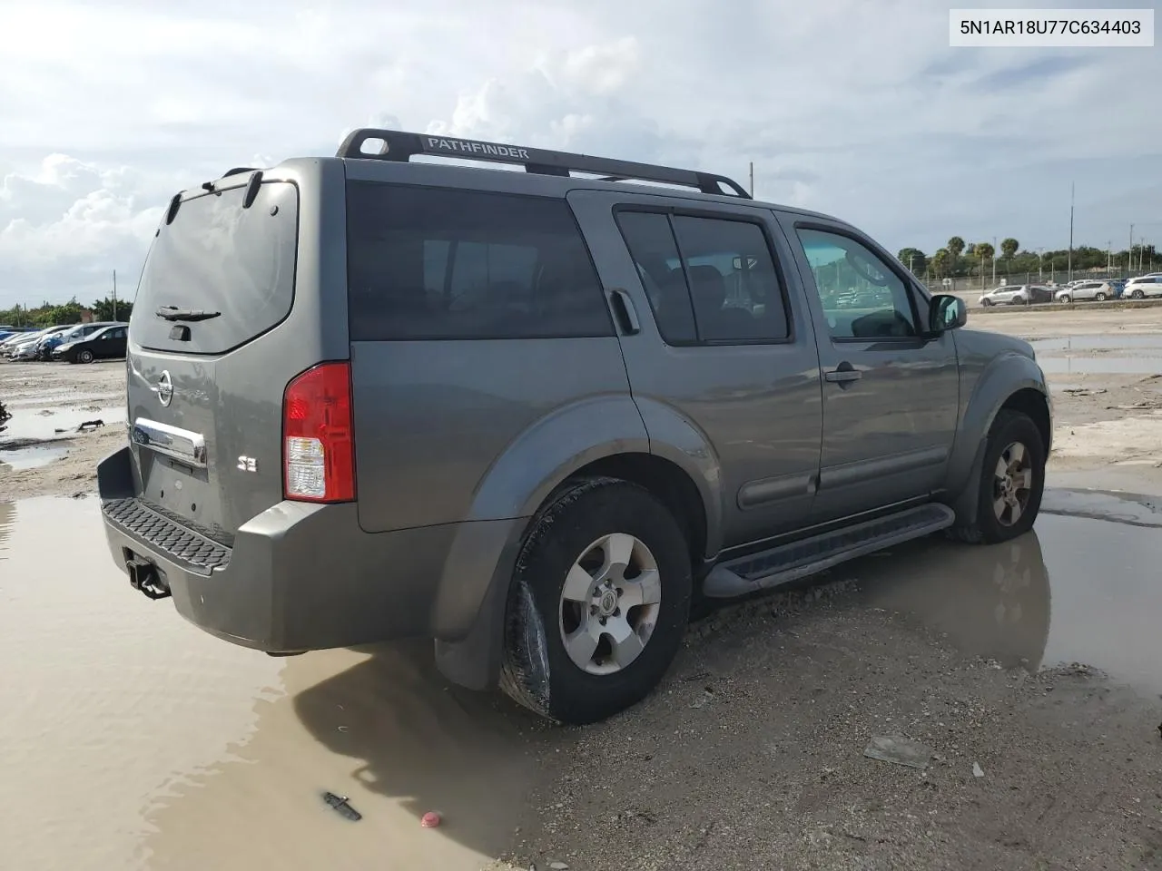 2007 Nissan Pathfinder Le VIN: 5N1AR18U77C634403 Lot: 73606244