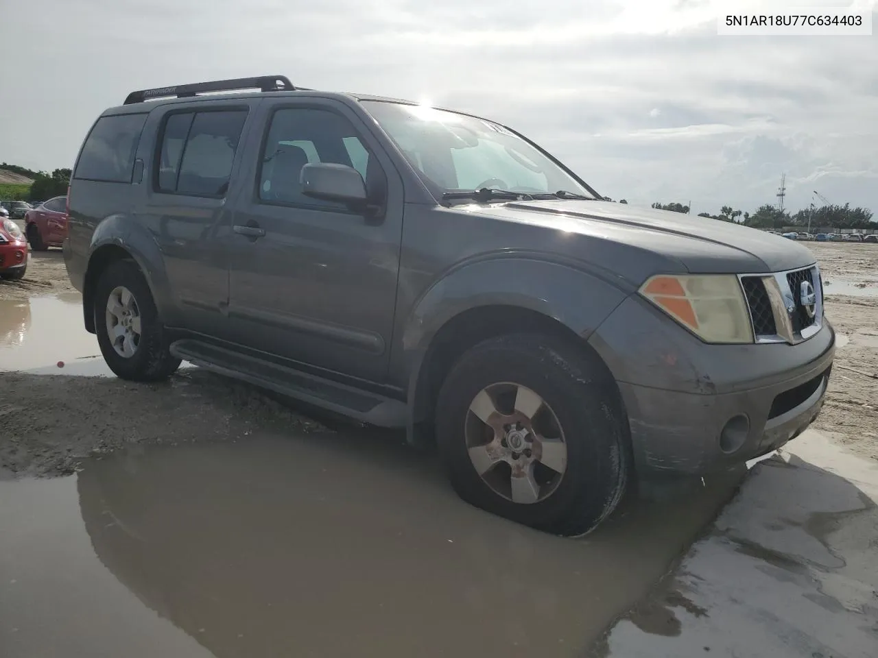 2007 Nissan Pathfinder Le VIN: 5N1AR18U77C634403 Lot: 73606244