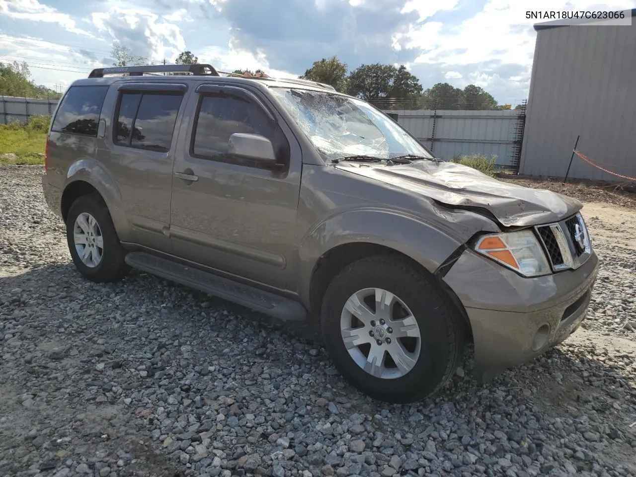 2007 Nissan Pathfinder Le VIN: 5N1AR18U47C623066 Lot: 73744674