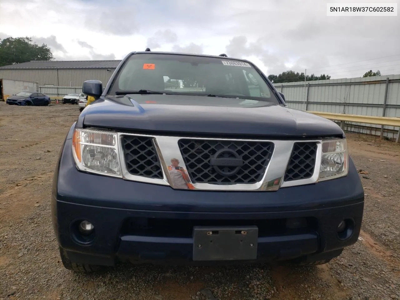 2007 Nissan Pathfinder Le VIN: 5N1AR18W37C602582 Lot: 73863914