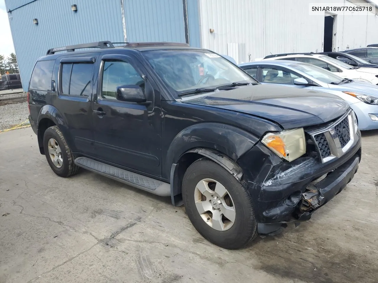 2007 Nissan Pathfinder Le VIN: 5N1AR18W77C625718 Lot: 74527564