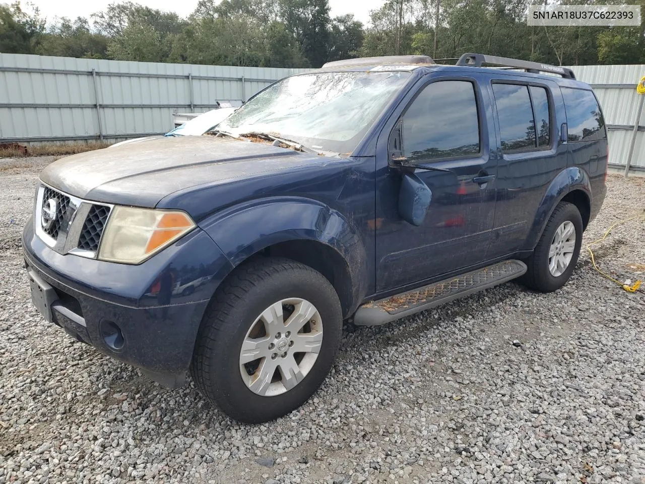 2007 Nissan Pathfinder Le VIN: 5N1AR18U37C622393 Lot: 74599354